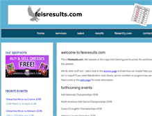 Tablet Screenshot of feisresults.com